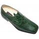 Liberty Hunter Green Alligator/Lizard Print Shoes #150